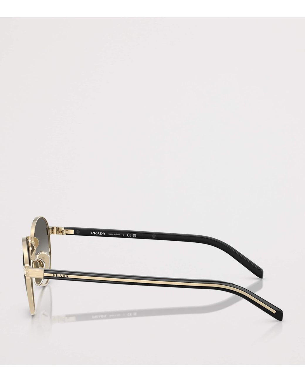 Prada Gray Steel Phantos Sunglasses