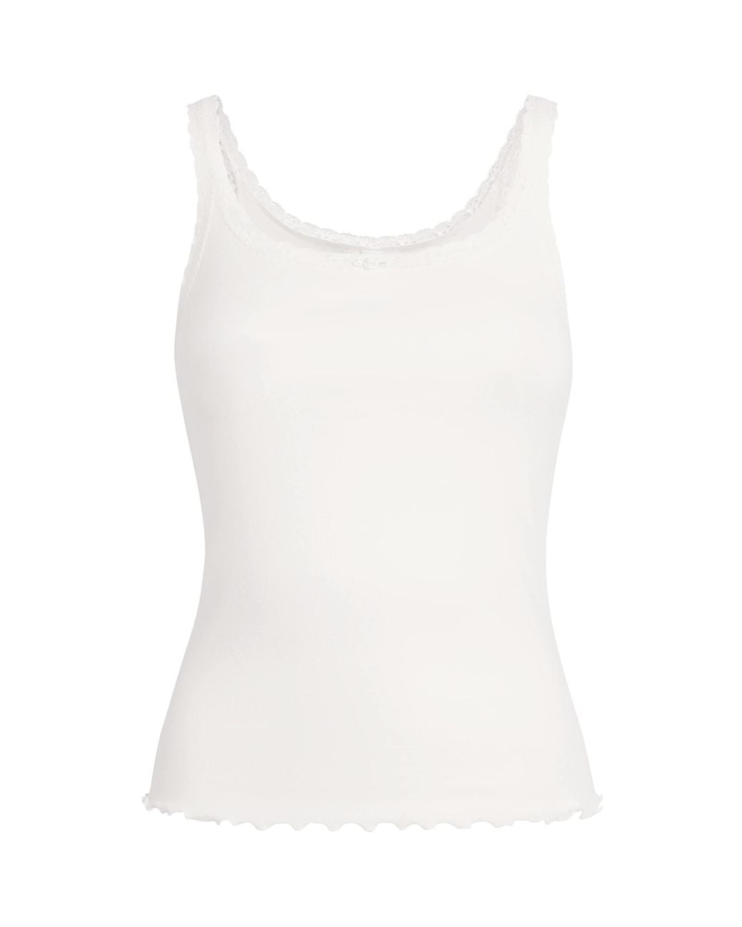 Skims White Pointelle Cami Pyjama Top