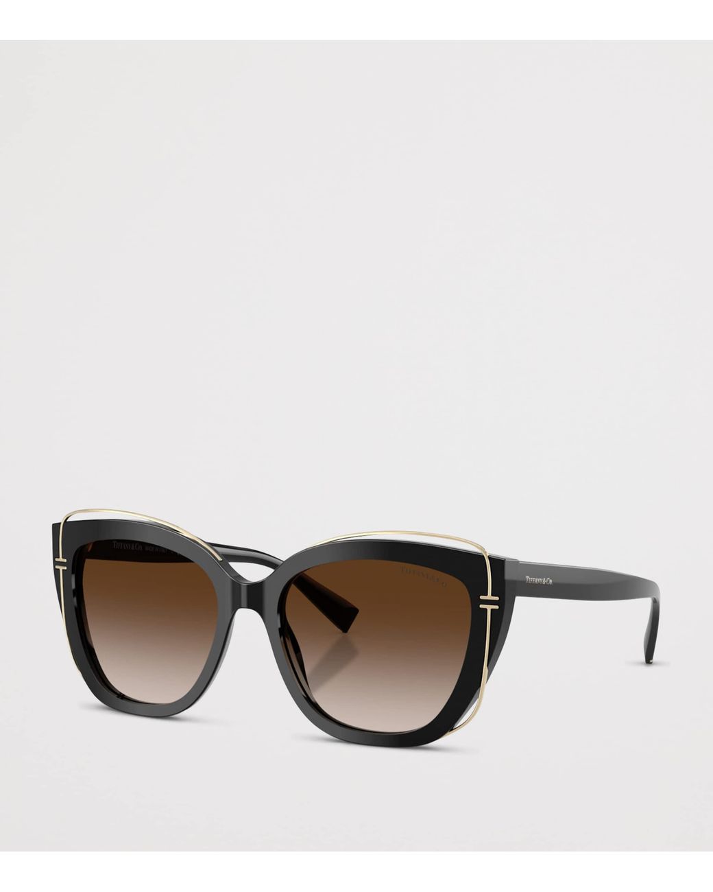 Tiffany & Co Brown Acetate Tf4148 Cat Eye Sunglasses