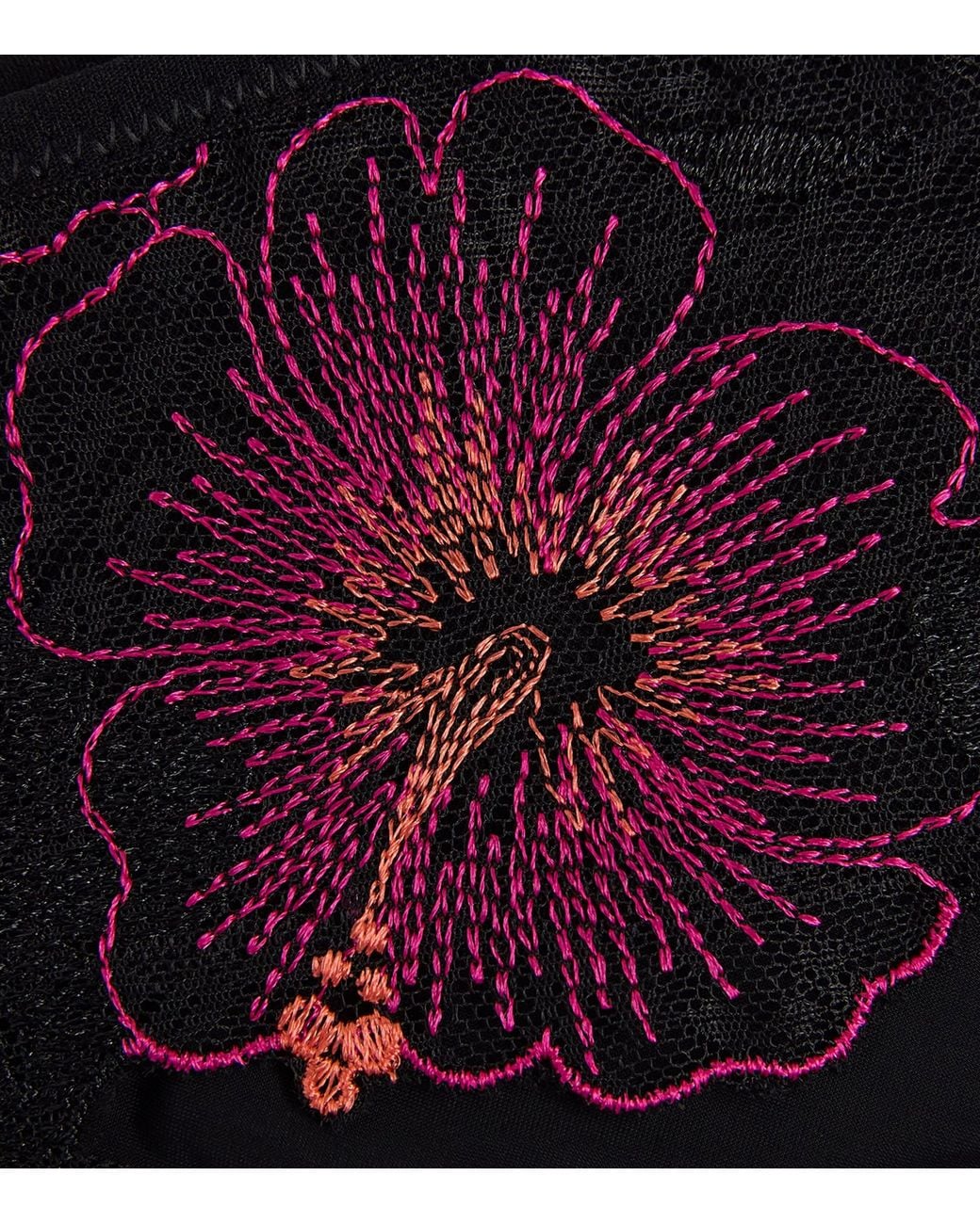 Chantelle Purple Hibiscus Lace Daydream Briefs