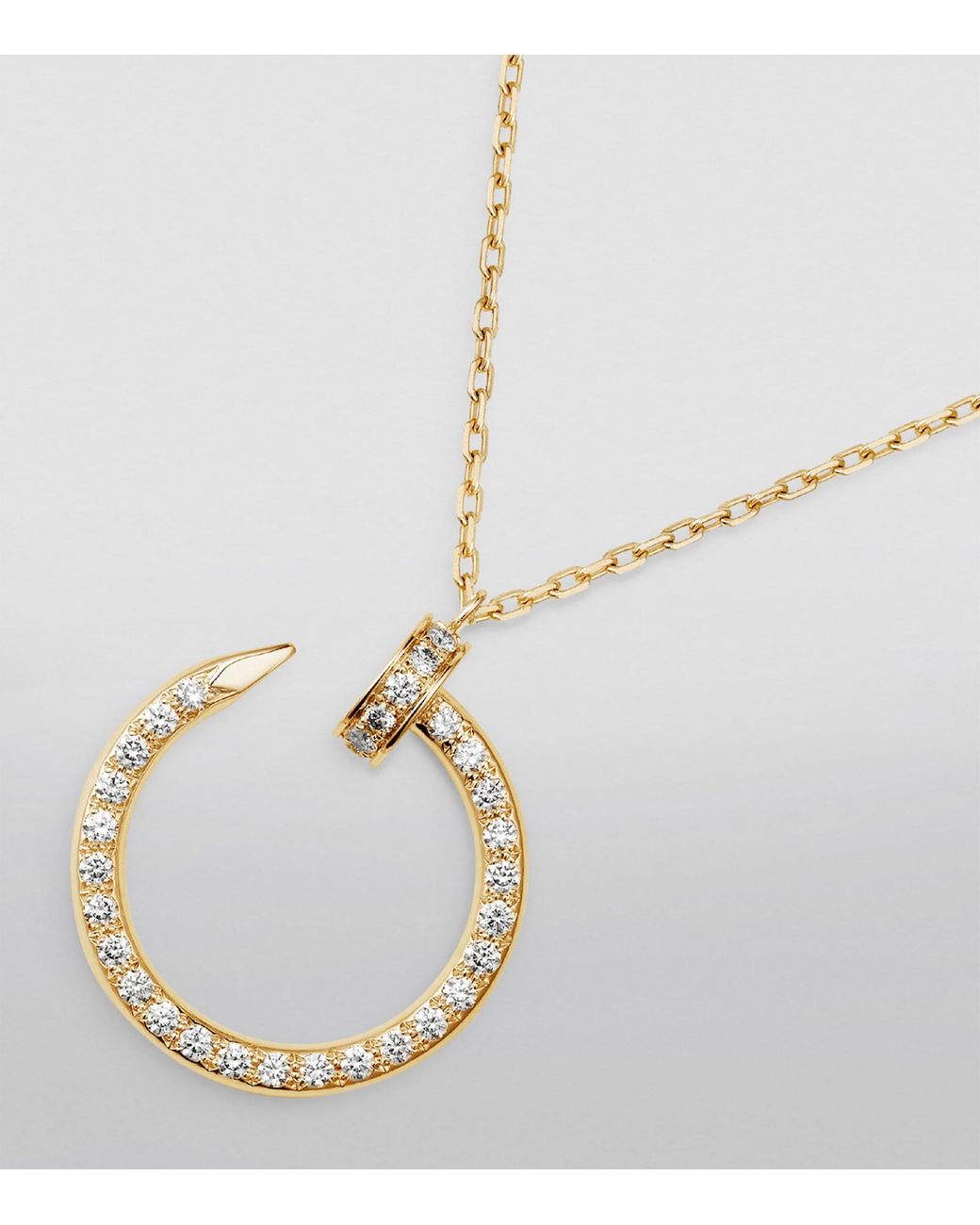 Cartier Metallic And Diamond Juste Un Clou Necklace