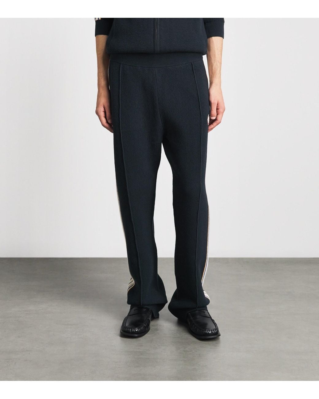 Casablanca Blue Café Culture Track Trousers for men