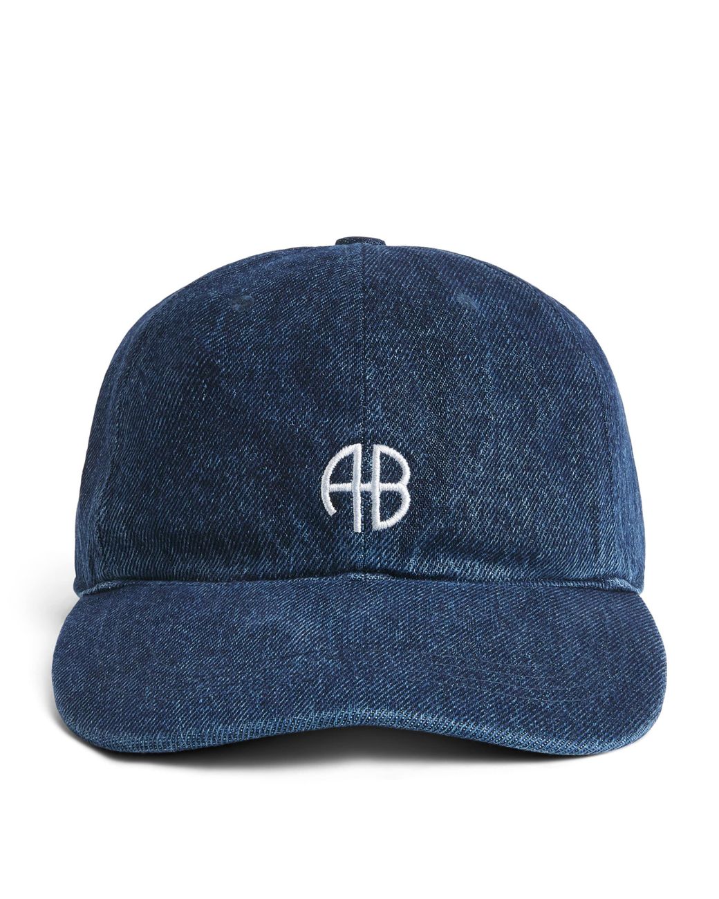 Anine Bing Blue Denim Jeremy Baseball Cap