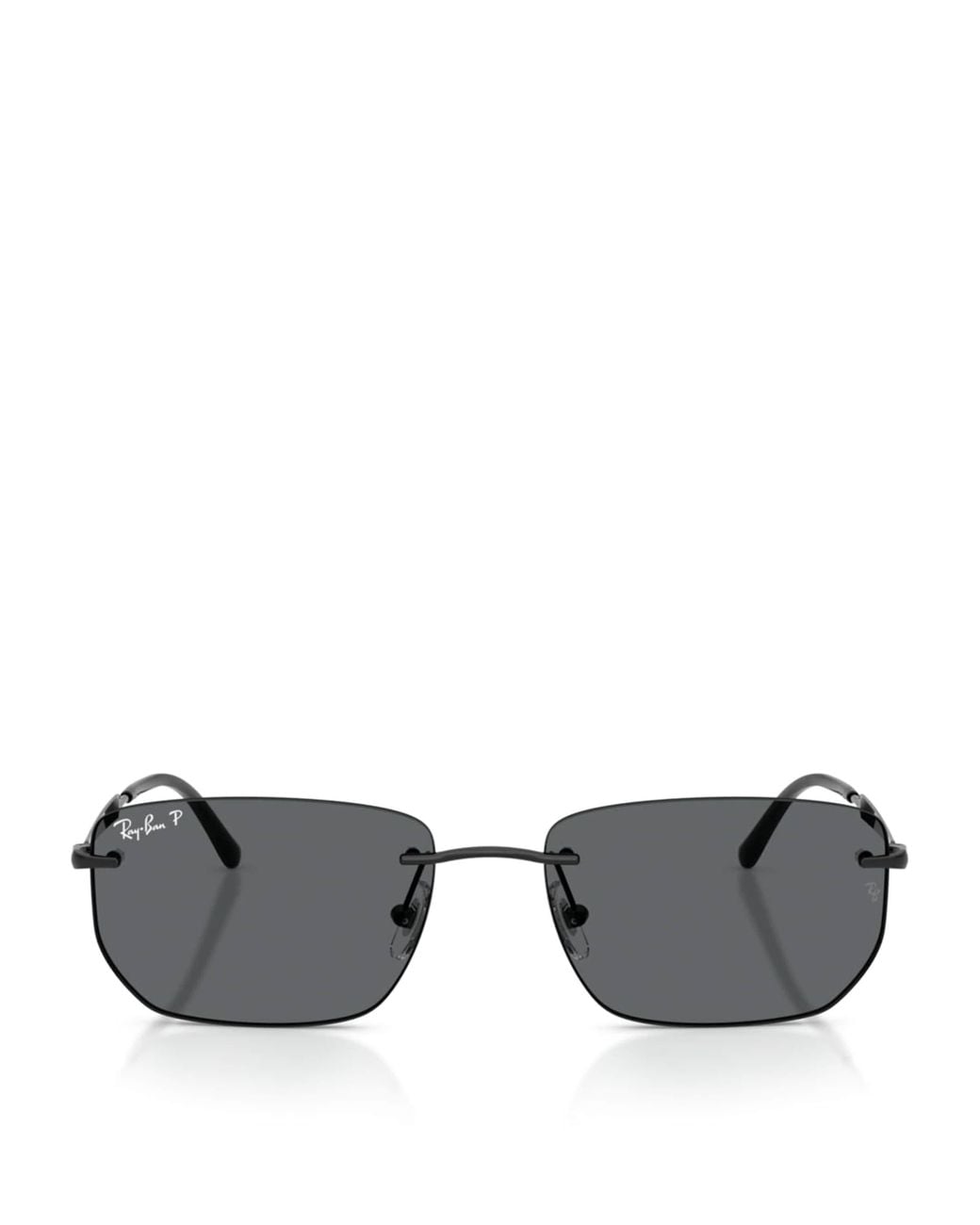 Ray-Ban Gray Rb3768 Metal Irregular Sunglasses