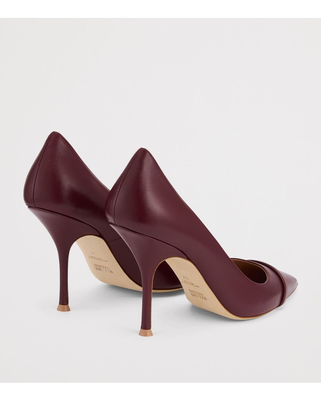 Malone Souliers Purple Nappa Leather Nova Pumps 90