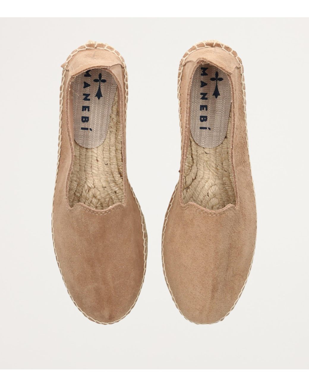 Manebí Natural Suede Hamptons Espadrilles 40