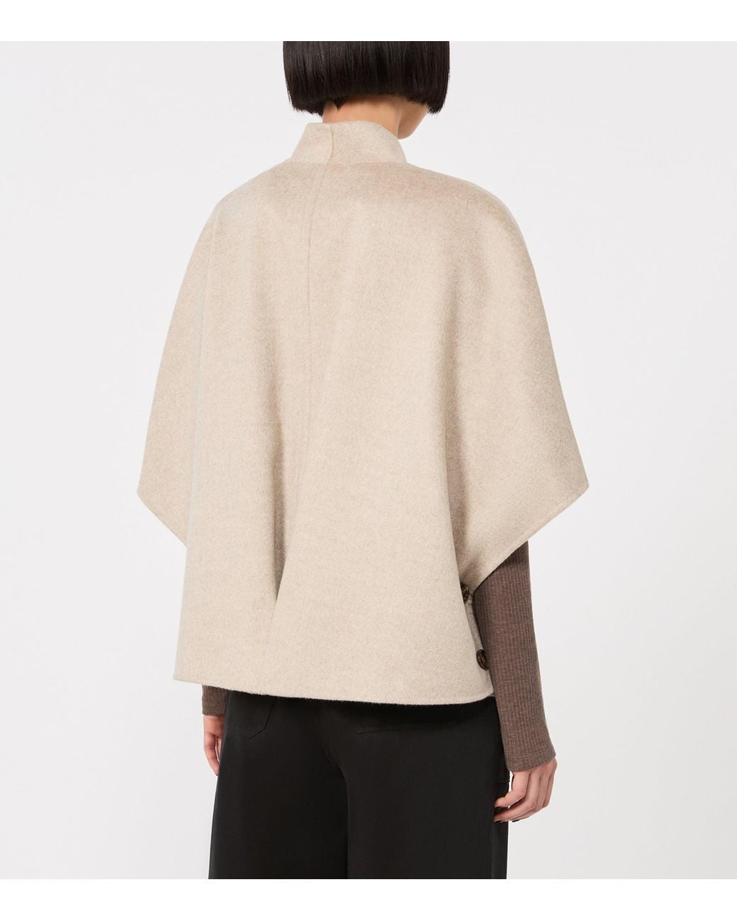 Max Mara Natural Cashmere Cape