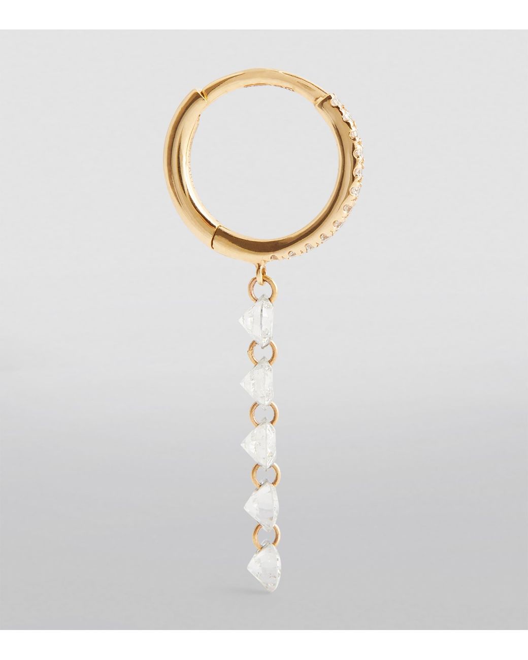 PERSÉE Metallic Diamond Piercings Single Earring