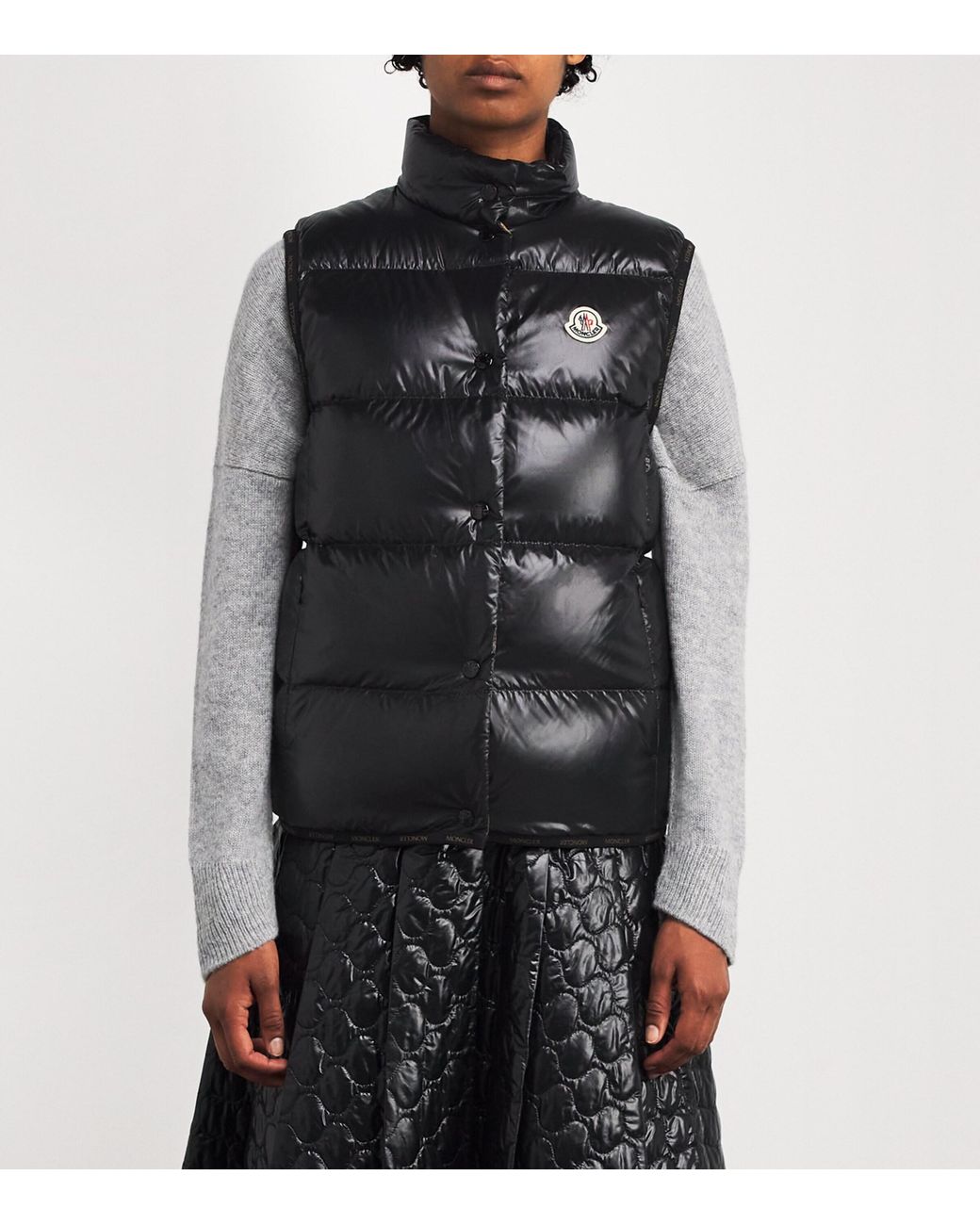 Moncler Black Down Badia Gilet