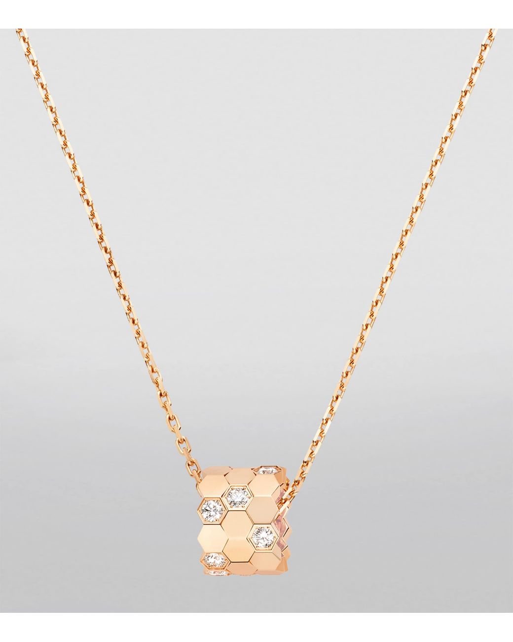 Chaumet Metallic Medium And Diamond Bee De Necklace