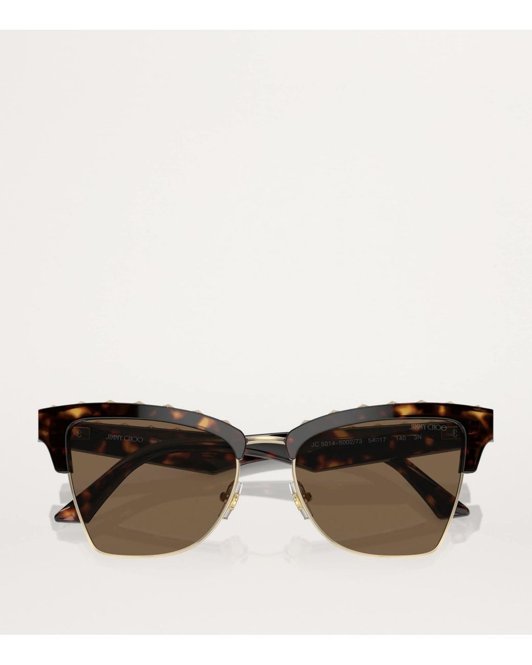 Jimmy Choo Brown Acetate Jc5014 Sunglasses