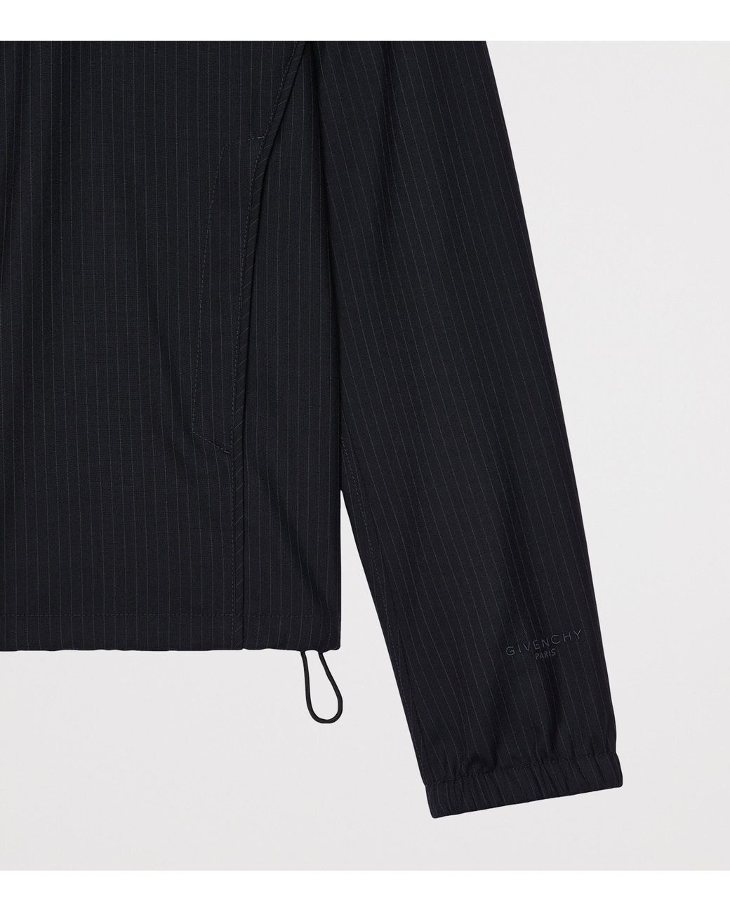 Givenchy Blue Wool Stripe Jacket for men