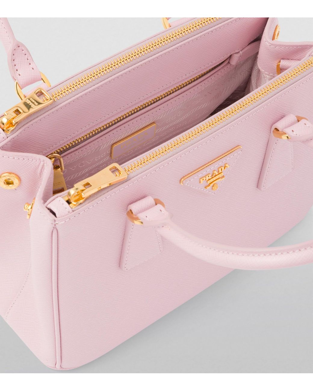 Prada light pink handbag discount