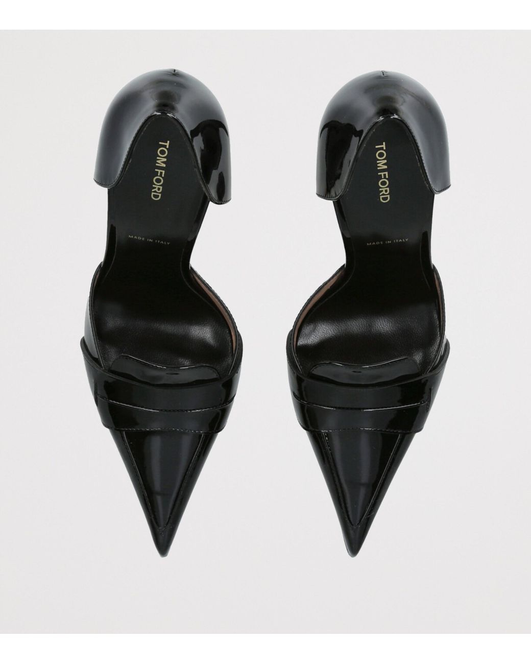 Tom Ford Black Leather Eva D'Orsay Pumps 105
