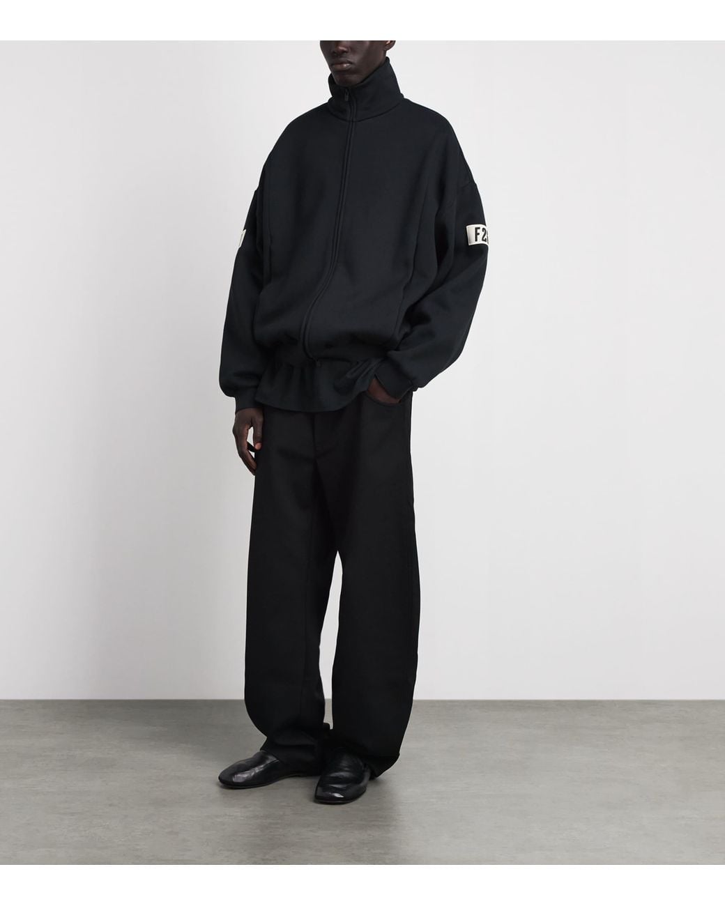 Fear Of God Black Logo Track Jacket for men