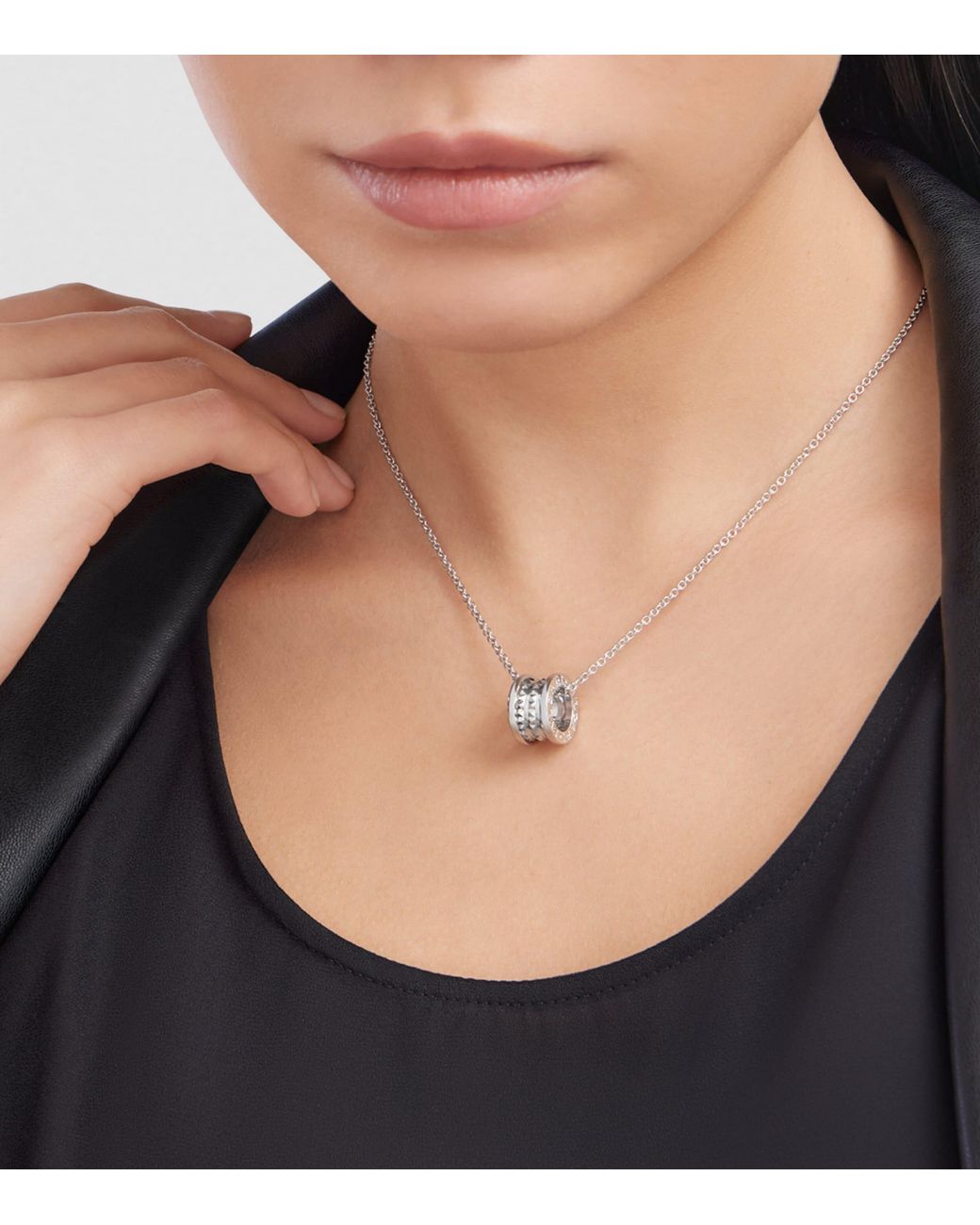 BVLGARI Metallic And Steel Save The Children Necklace