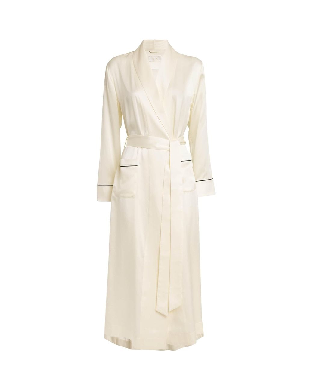 Harrods Natural Silk Satin Robe