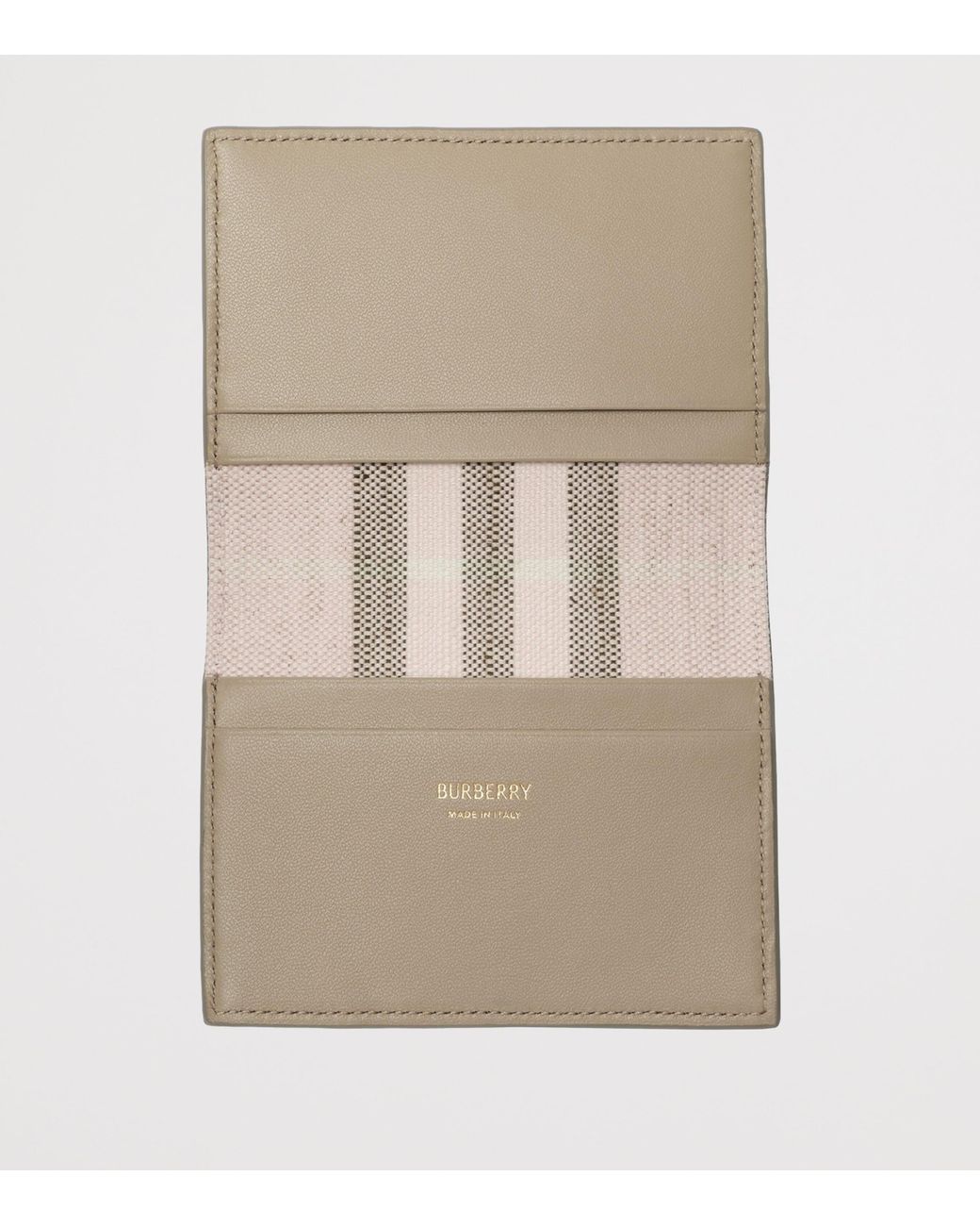 Burberry Natural Leather Bloomsbury Card Holder