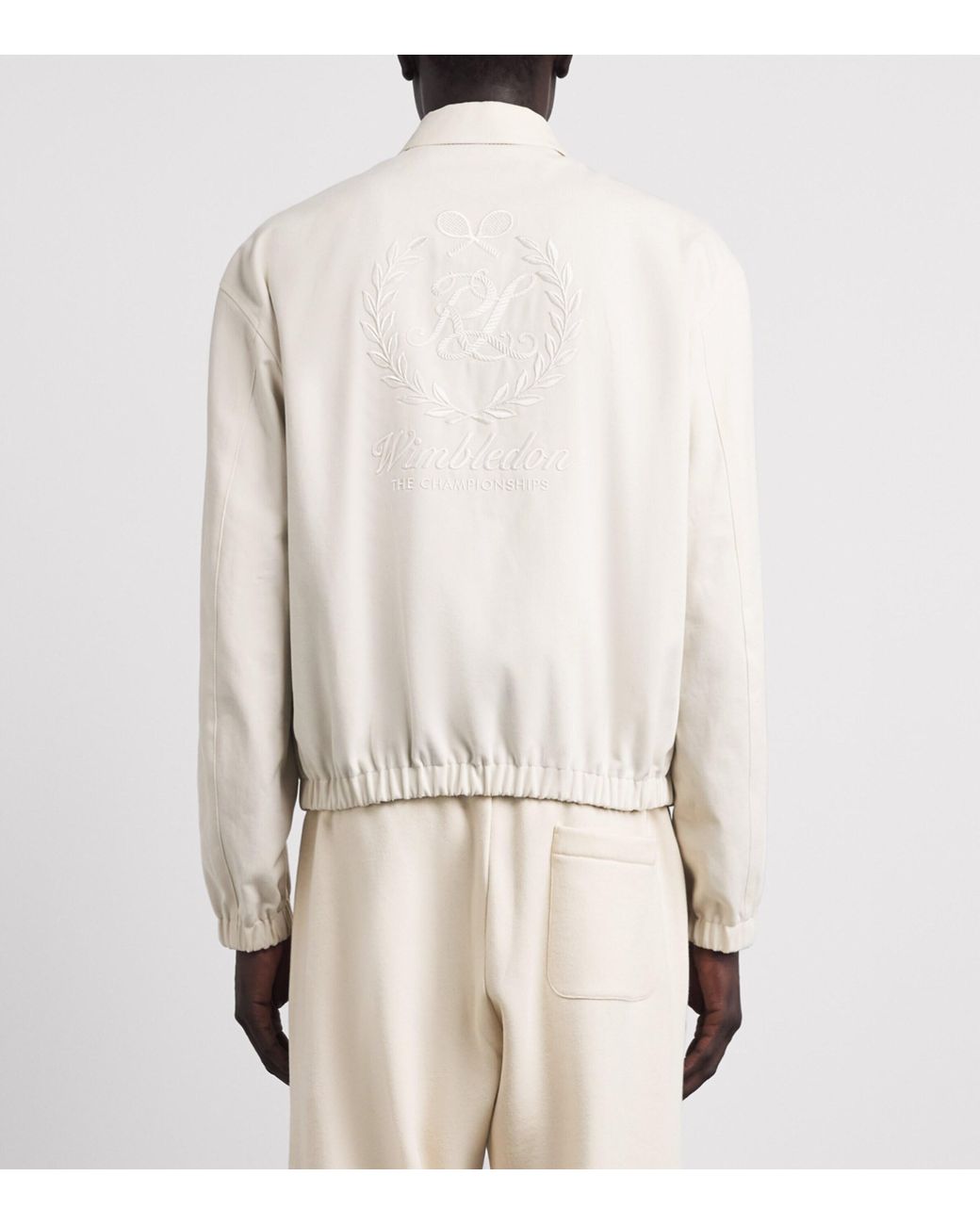 Ralph Lauren White X Wimbledon Forsythe Reversible Jacket for men