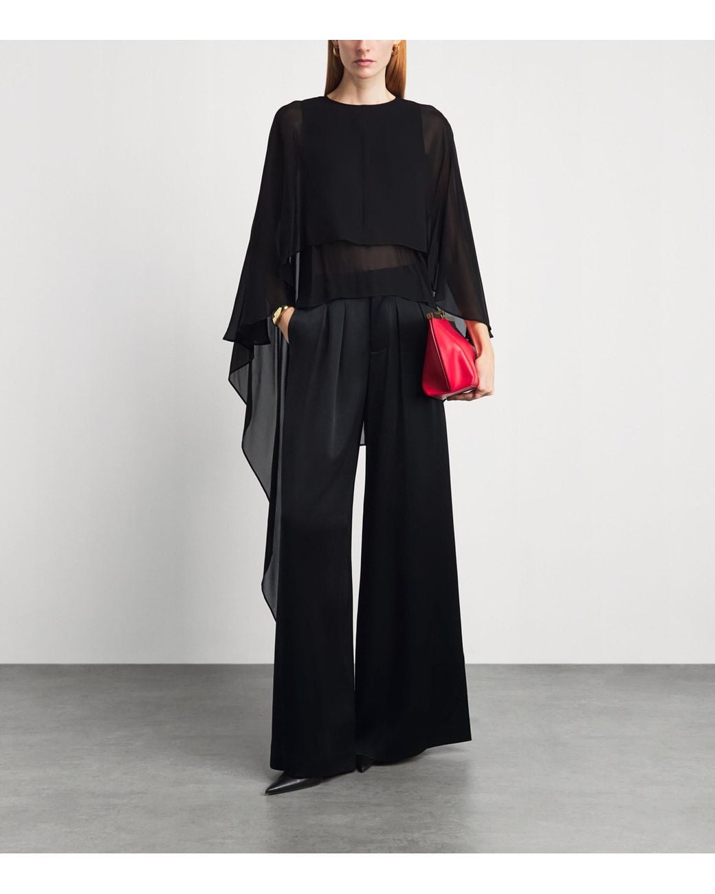 Toccin Black Deia Cape Top
