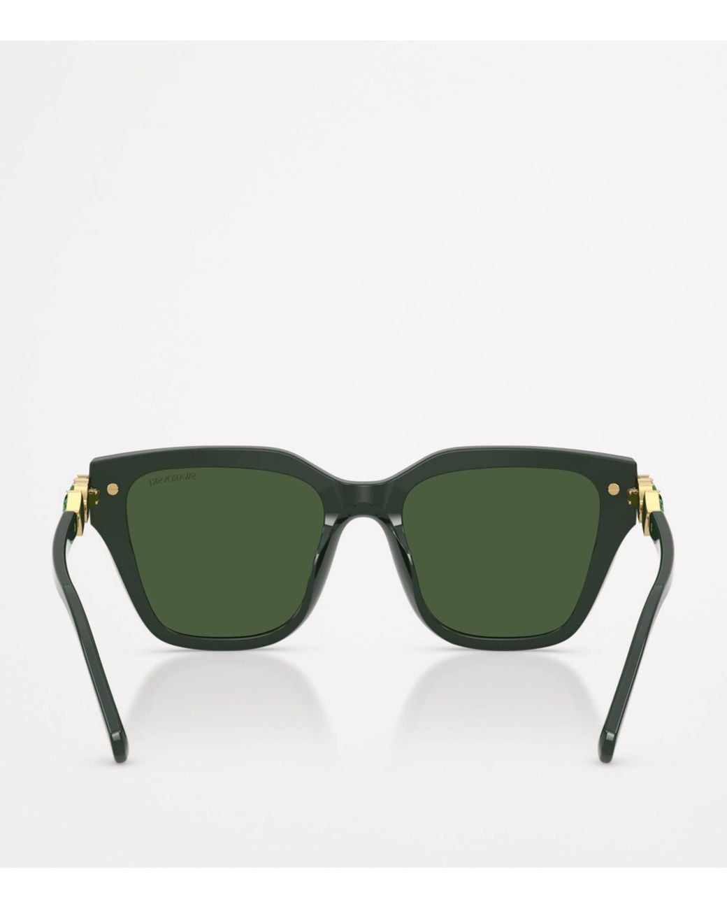 Swarovski Green Acetate Oversized Sk6041 Sunglasses