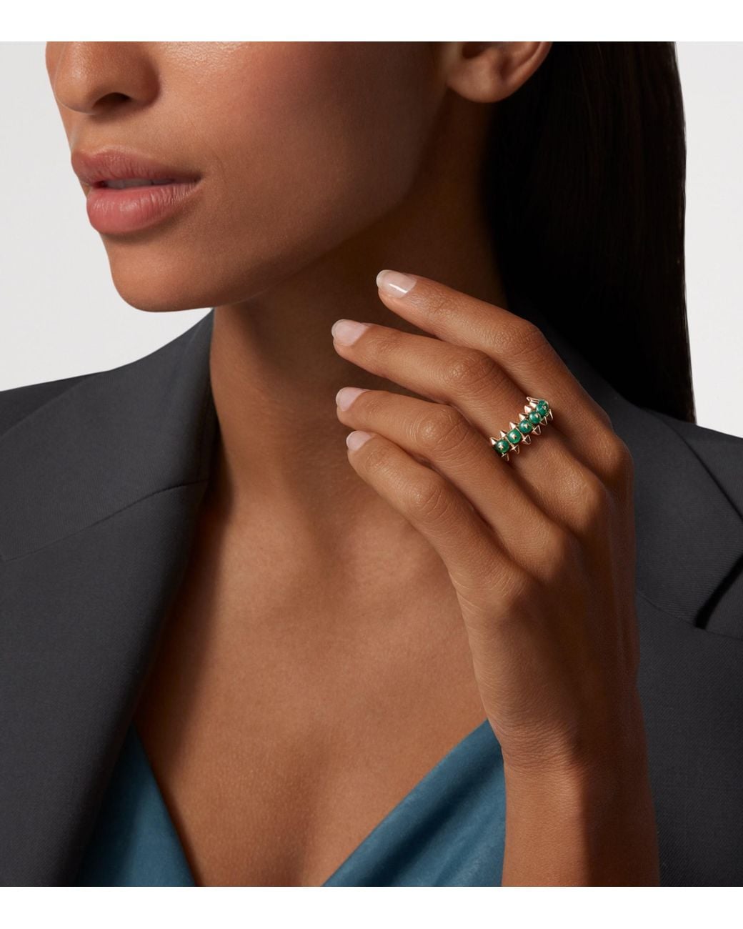 Cartier Green And Agate Clash De Ring