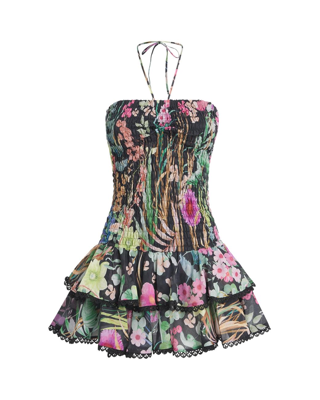Charo Ruiz Cotton-Blend Aeris Mini Dress in Green | Lyst Canada Charo Ruiz Cotton-Blend Aeris Mini Dress in Green | Lyst Canada