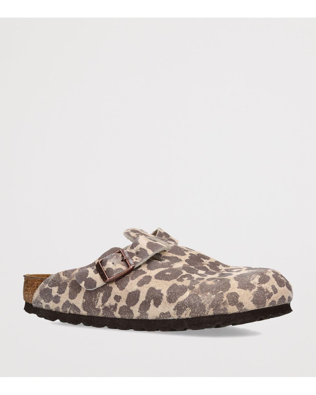 Birkenstock Brown Suede Boston Clogs