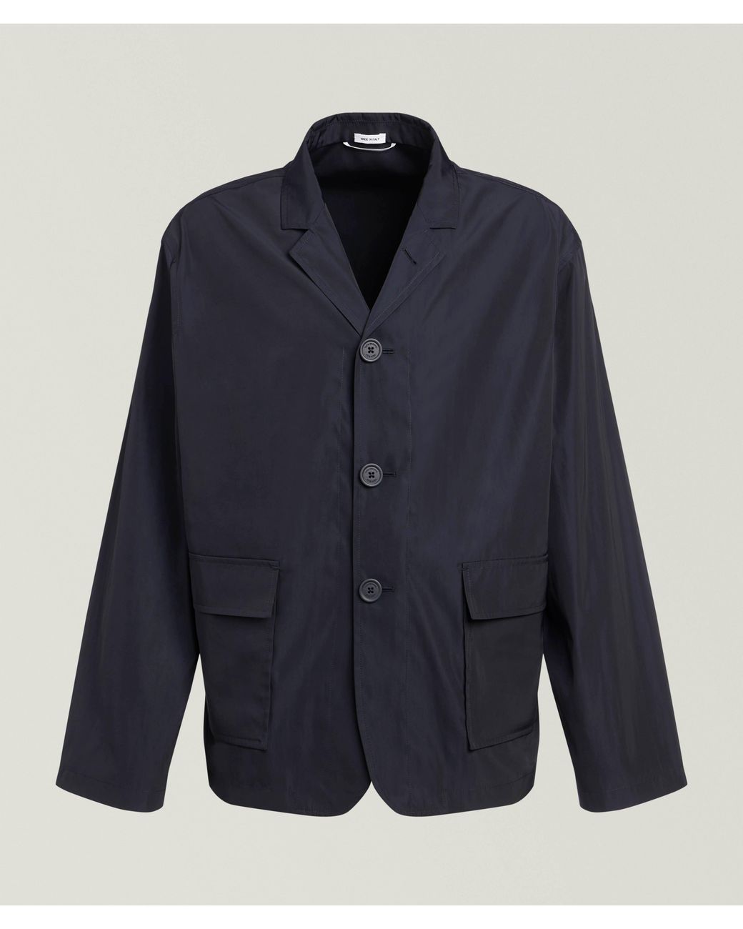 Thom Browne Blue Light Memory Tech Packable Jacket for men