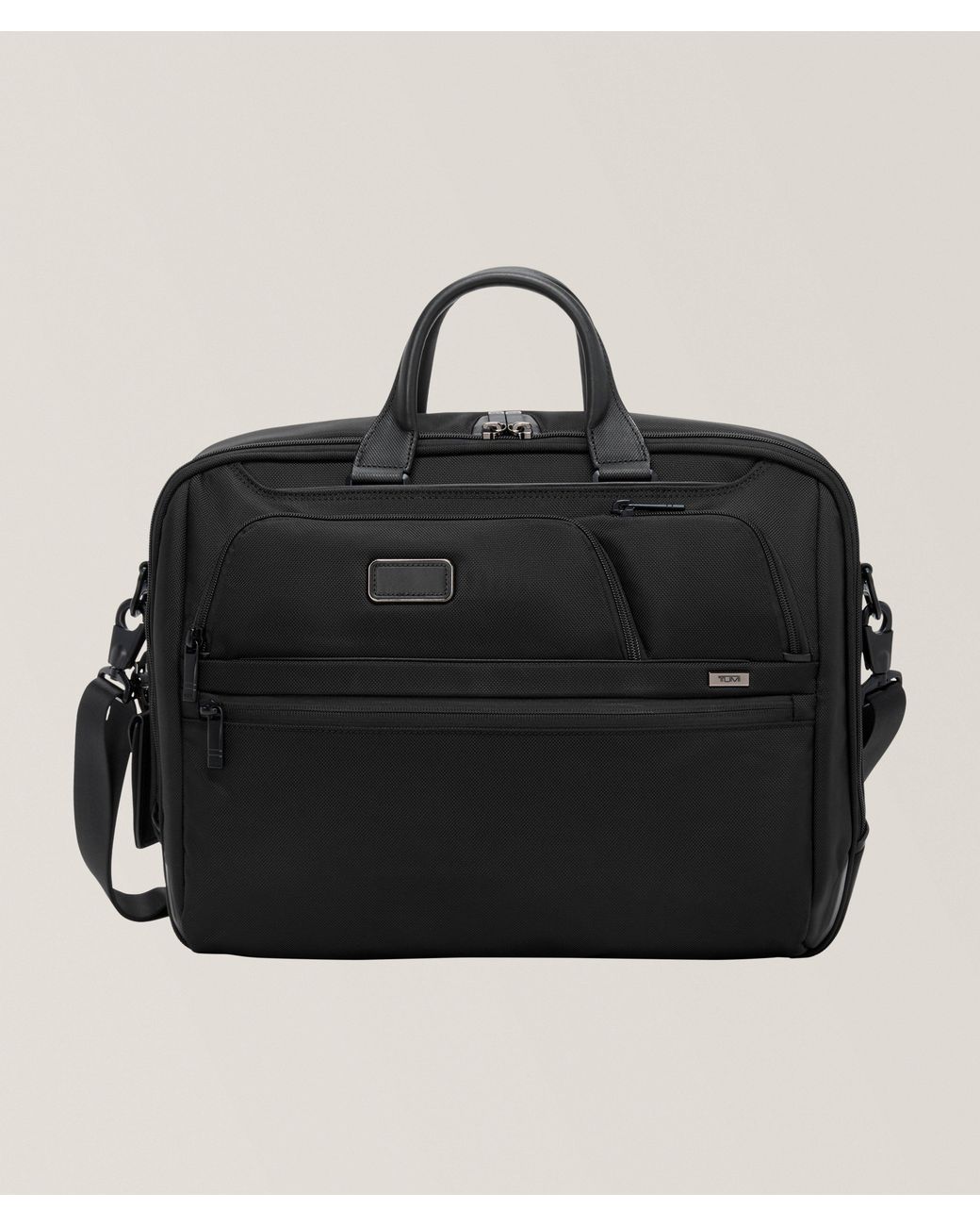 Tumi Black Alpha Large 17-Inch Briefcase