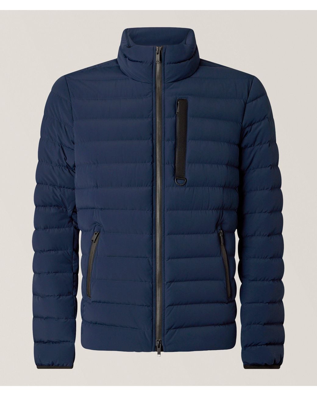 Moose Knuckles Blue Laki Down Puffer Jacket for men