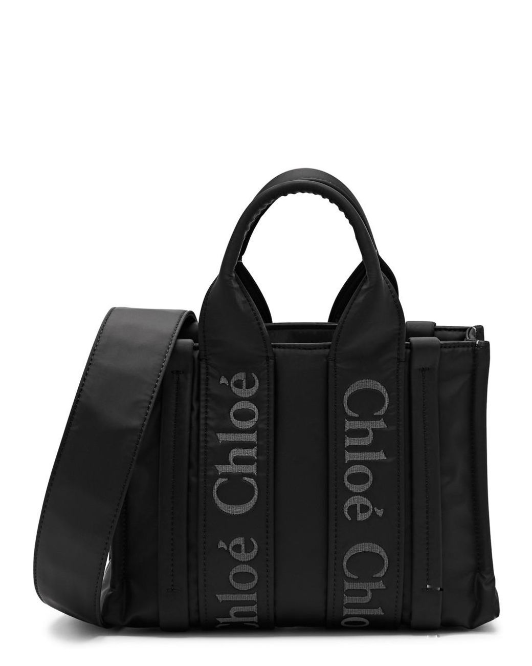 トートバッグ CHLOE WOODY TOTE BAG\tCHC24AP243I26\t90U\t\tBROWN Chloé Woody Tote Bag | Neutrals | FARFETCH