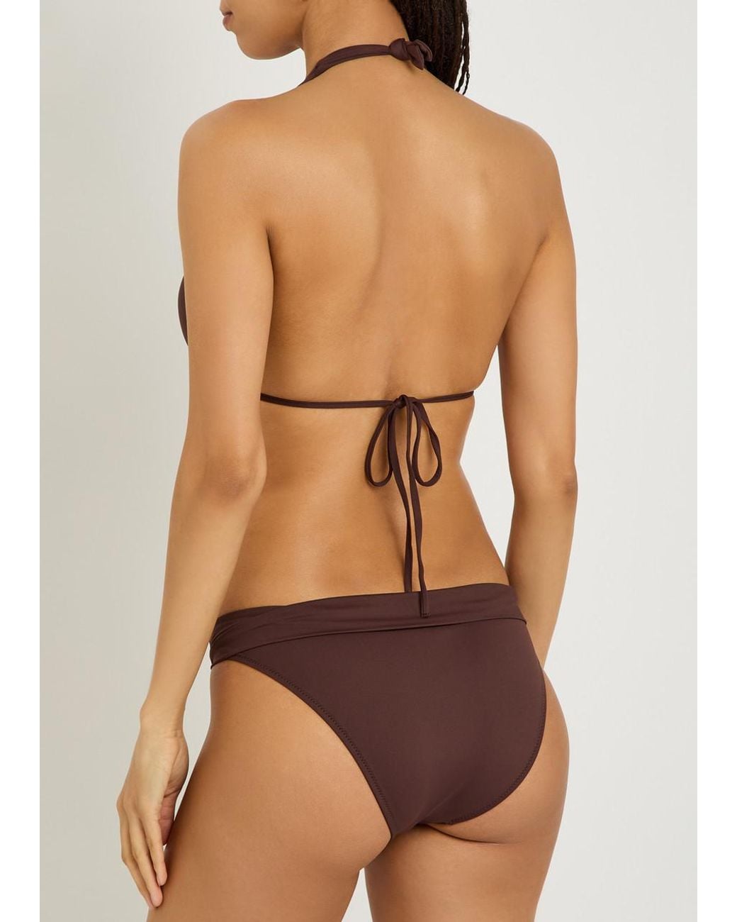 Melissa Odabash Brown Grenada Triangle Bikini Top