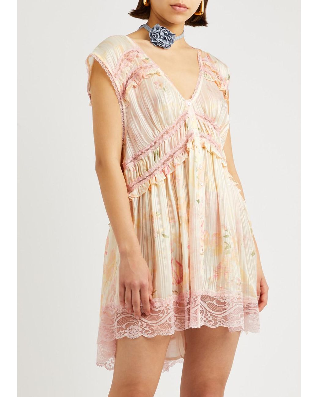 sachin and babi light blue dress Free People Chiffon Skirt Dresses
