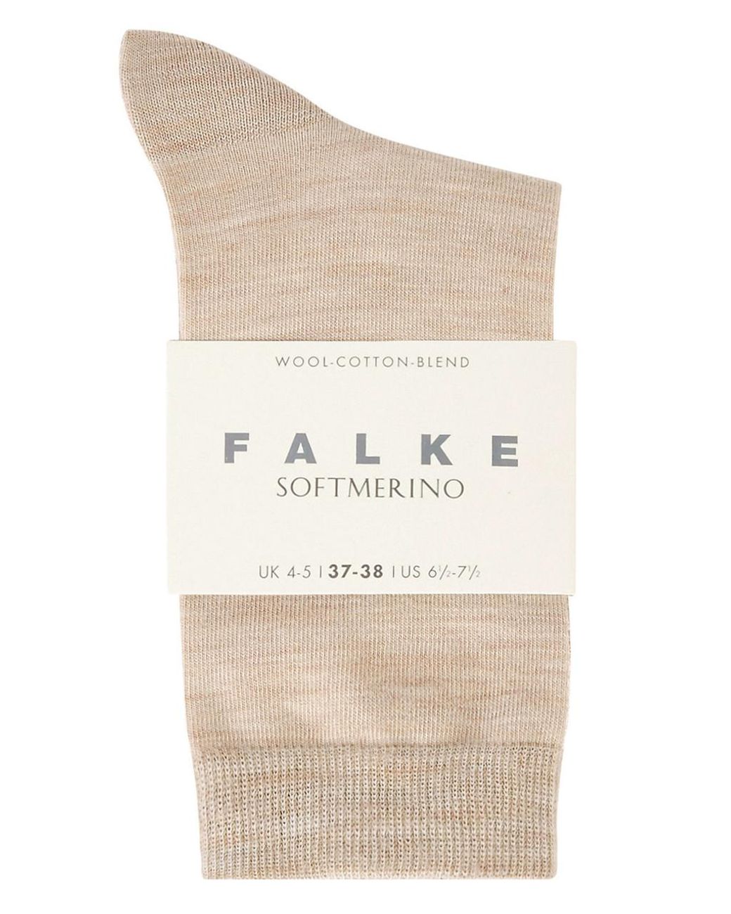 FALKE Soft Merino Wool Blend Socks in Natural