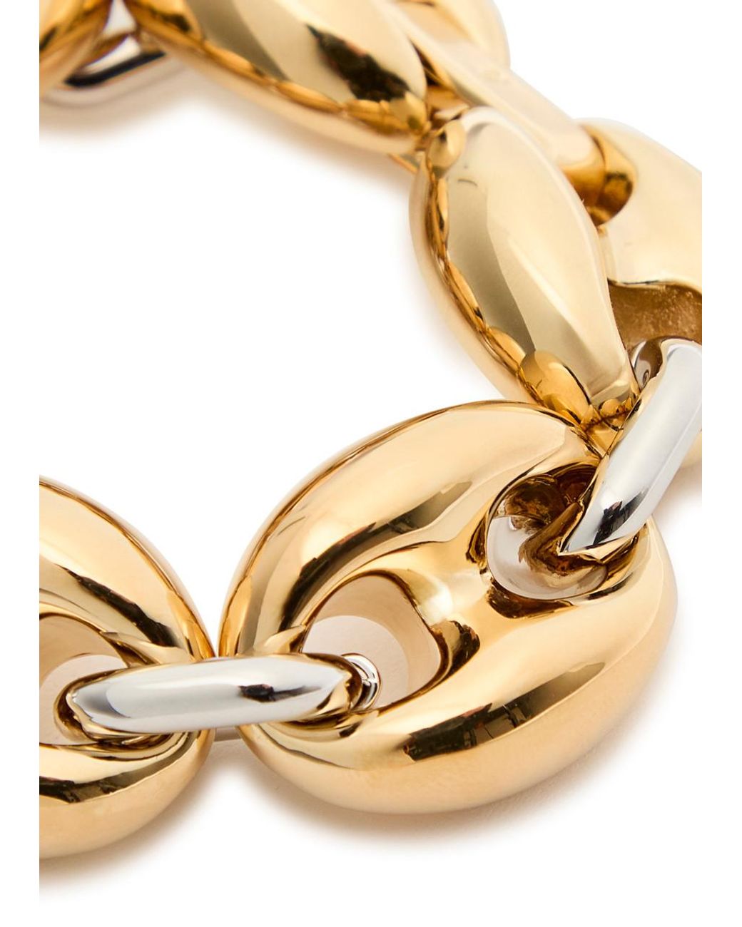 Rabanne Metallic Two-Tone Bracelet