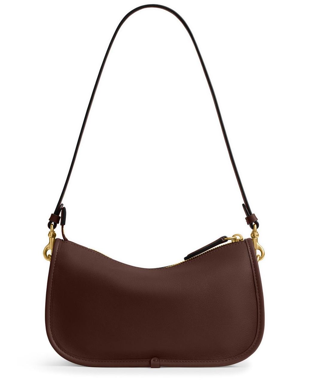 COACH Brown Waverly Grained Leather Cross-Body Bag