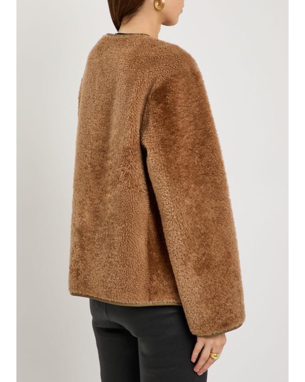 Arma Brown Lucine Reversible Leather Jacket