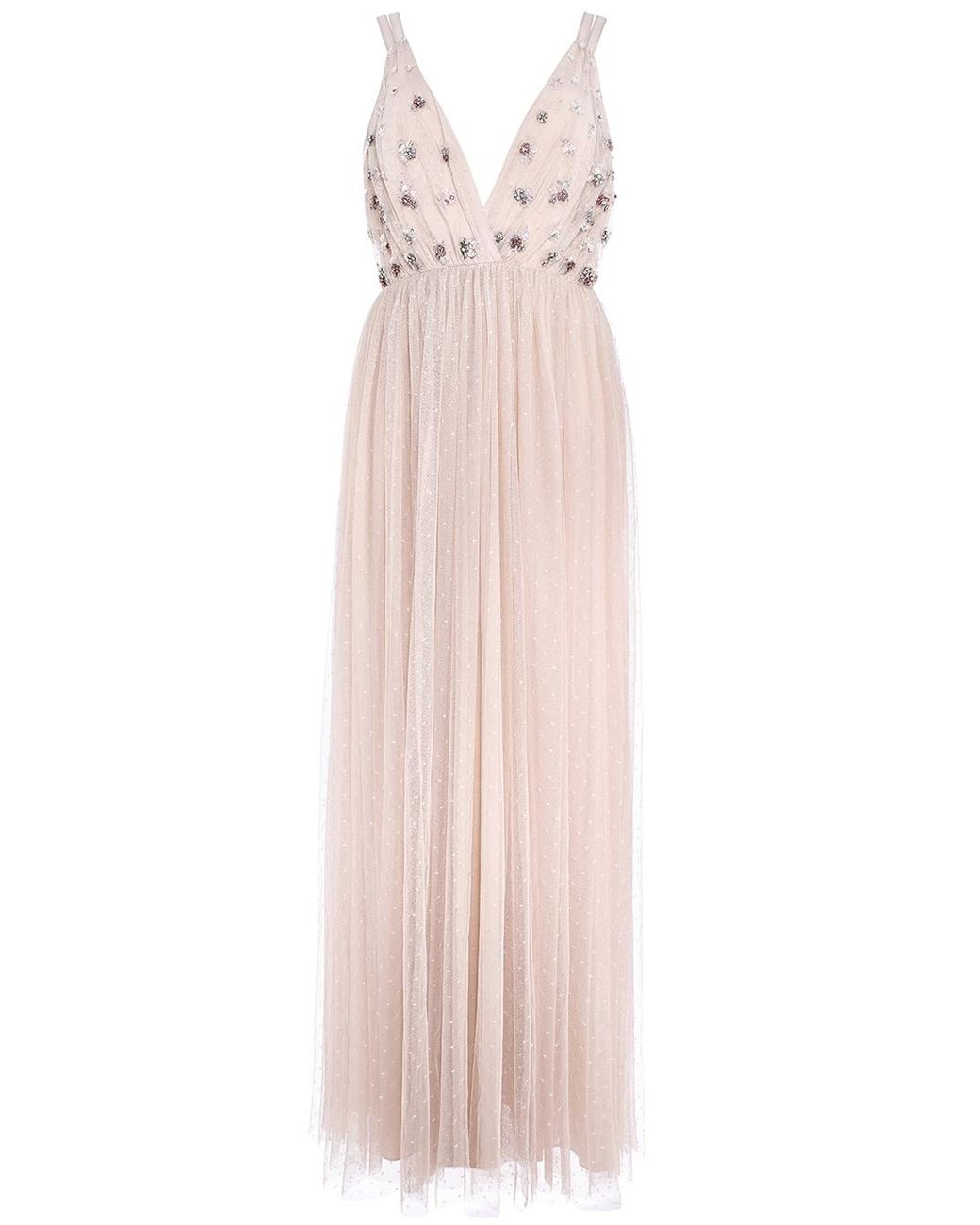 Needle & Thread Neve Pink Embellished Tulle Gown - Save 40% - Lyst