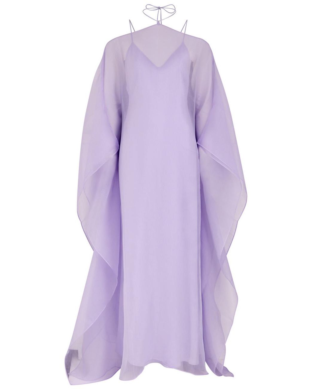 Taller Marmo Sza Sza Kaftan Spirito Chiffon And Tulle Maxi