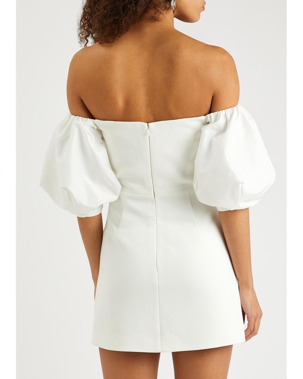 strapless open back dress SELENA Long Dress Goddess Olive Green Maxi Open Back Cotton Festival B –  AJJAYA main image 0