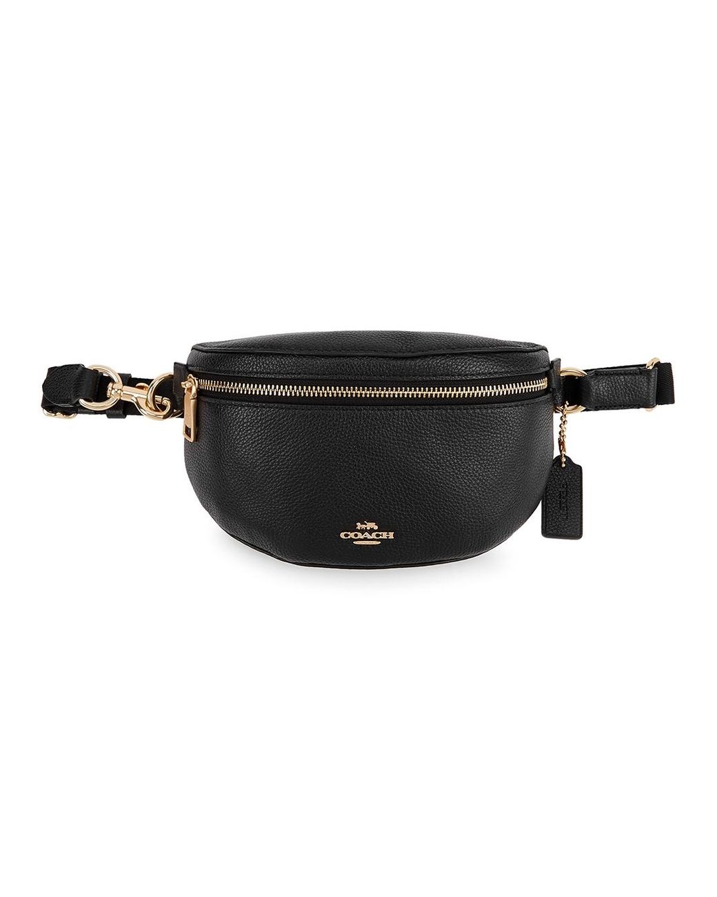 COACH Bethany Leather Belt Bag in Black | Lyst