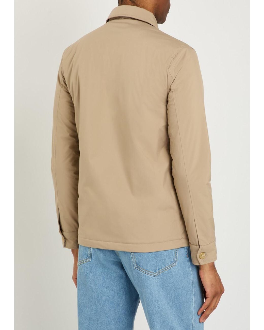 Aurélien Natural Quilted Shell Jacket for men