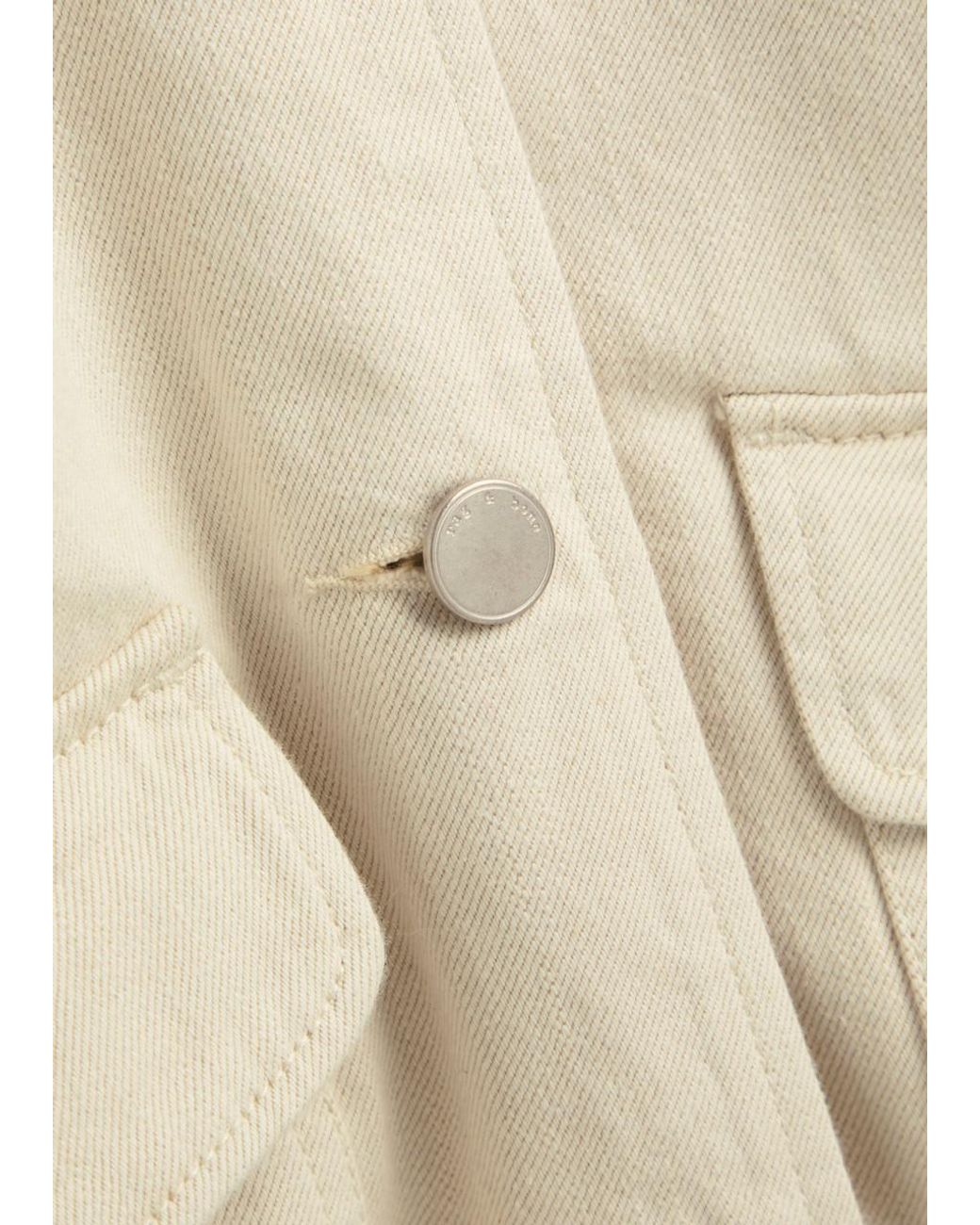Rag & Bone Natural Natalia Canvas Jacket
