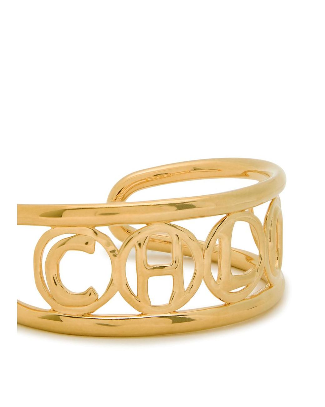 Chloé Metallic The Chloé Script Cuff