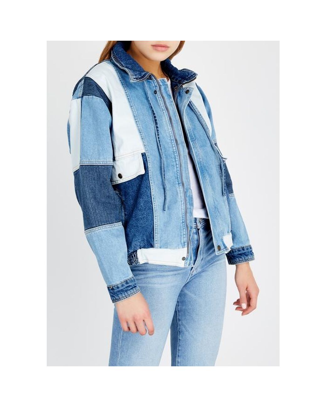 Free people shop patchwork jacket