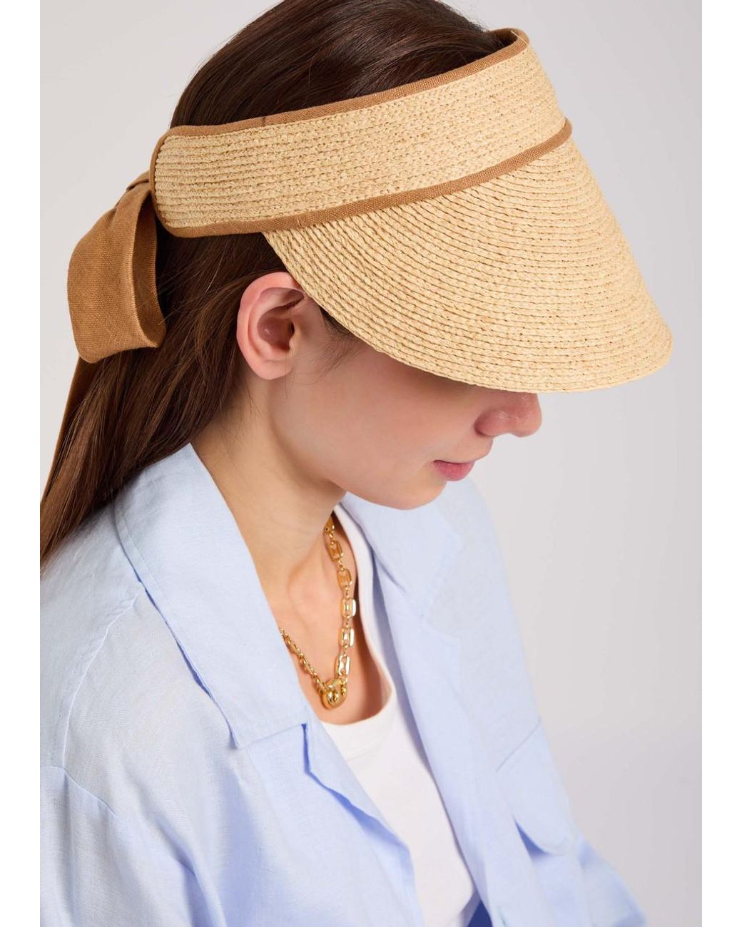 Lack of Color Visor neutral hat sun visor accessory brim Lack Of Color | Accessories | Lack Of Color Visor Neutral  main image 2