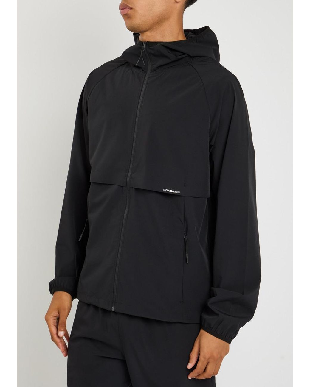 Condition Black Ventilated Shell Jacket for men