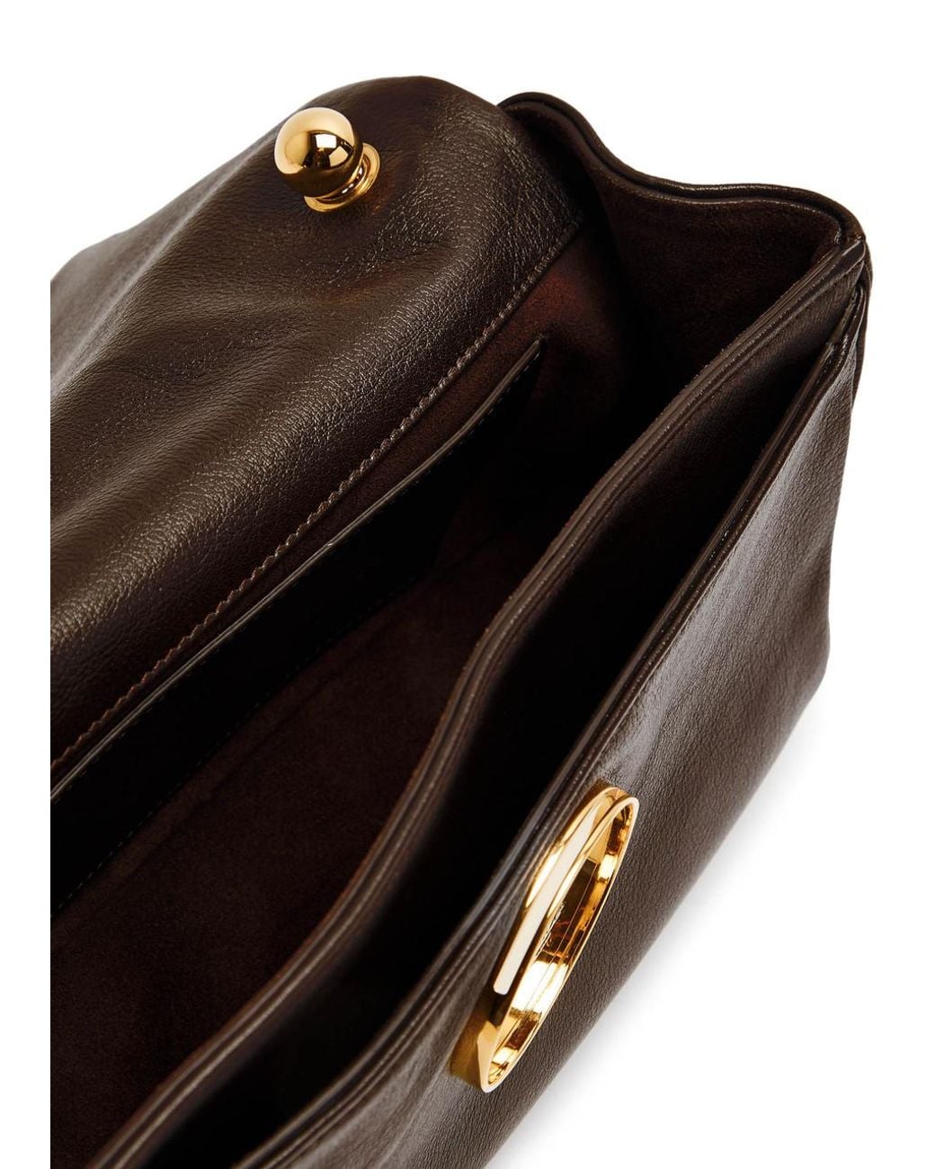 Chloé Gray Heritage Leather Shoulder Bag