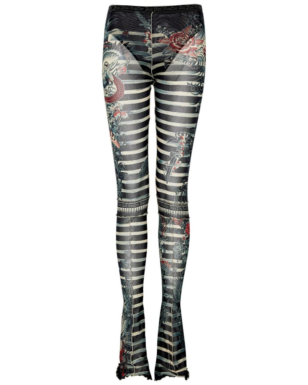 ［タグ付］Jean Paul Gaultier Tattoo Leggings タグ付］Jean Paul Gaultier Tattoo Leggings Jean Paul Gaultier